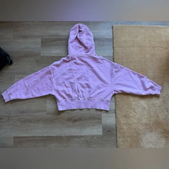 NWT PE NATION ALPHA HOODIE (WASHED PRISM PINK)